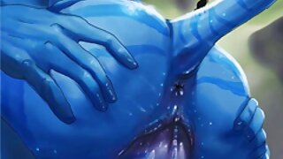 Poék skinned babe kaeusi nepi di threesome a