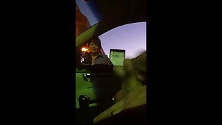 Casal amador louco faz um divertimento seksual arriscado em público perto de uma estrada! Puta merda!
